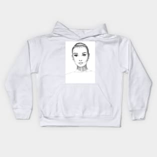 Audrey Hepburn Kids Hoodie